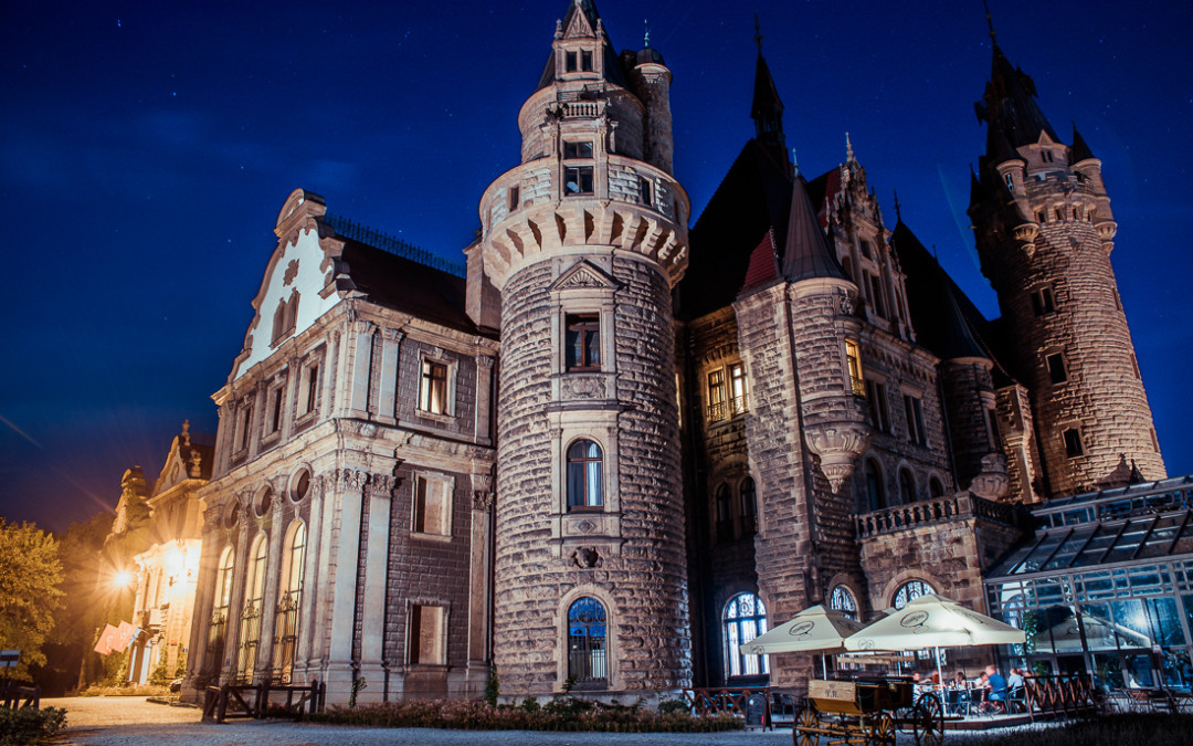 Moszna Castle with Basia part.1